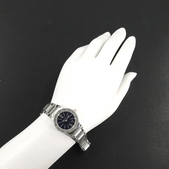 BVLGARI BVLGARIBVLGARI BBL26S Date Quartz Black Dial Ladies Watch 90290719 - Picture 2 of 6